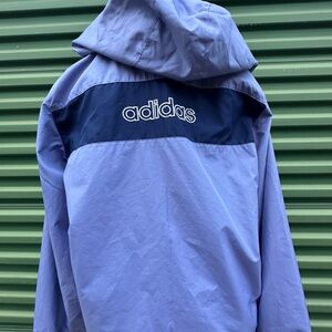 Adidas Tracksuit Y2K Windbreaker Performance Athleisure Lavender Small Lined